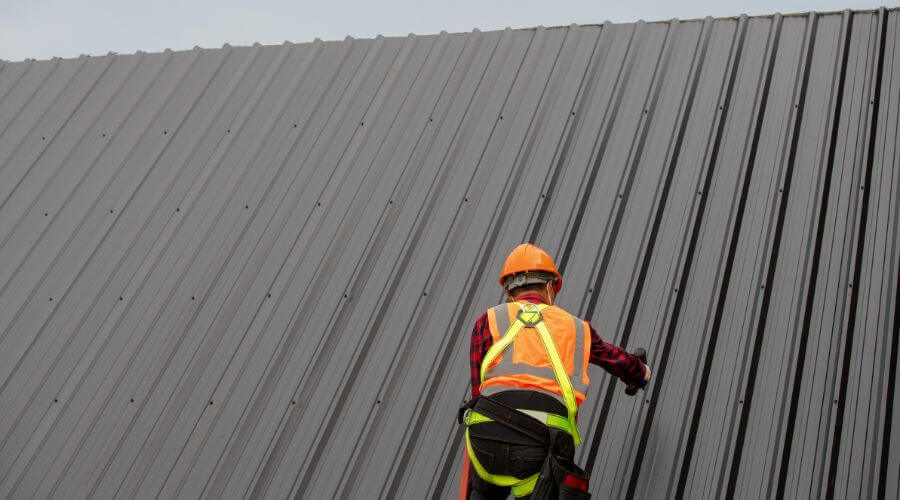 Professional metal roof installation services in Dexter, KS